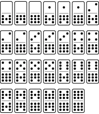 Dominos - planche 7 à 9 - vig Dominos - Planche de 7 à 9 à imprimer