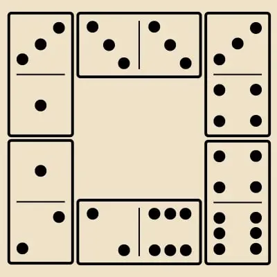 Dominos - Jeu à imprimer