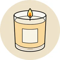 Cadeau fête des mères pour relaxer - Bougie ambre maman poule