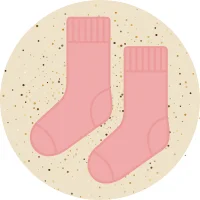 Cadeau pour la fête des mères - Chaussettes à paillettes roses fabuleuse maman