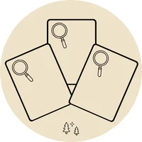 Jeu de cartes nature, accessoire pour anniversaire enfant thème nature et exploration