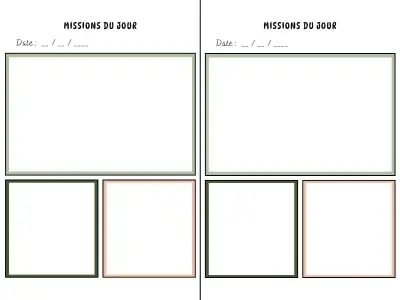 Fiche de mission du jour libre