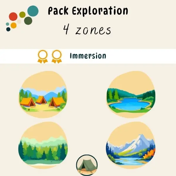 pack-exploration-Pack Exploration : Activités camping, lac, forêt et montagne Pack Exploration : Activités camping, lac, forêt et montagne enfant 3 à 6 ans