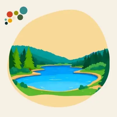 Zone du lac bleu Zone du lac bleu - fiches pédagogiques enfant 3-6 ans